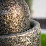 Modern Sphere Water Fountain with LED Light