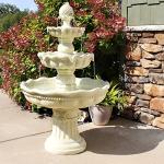 Sunnydaze 51-Inch Pineapple Outdoor Water Fountain