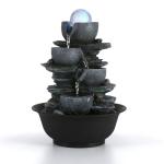 Dyna-Living Indoor Tabletop Water Fountain with LED Light