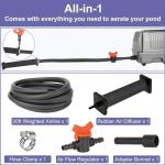 AquaMiracle Koi Pond Aerator and Deicer Kit