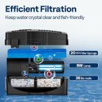 VIVOHOME 660 GPH Submersible Pond Filter Pump