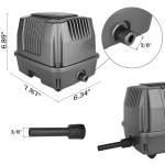 AquaMiracle Koi Pond Aerator and Deicer Kit