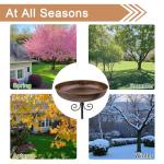 Small Metal Bird Bath for Garden Decor