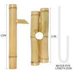 Bamboo Water Fountain for Zen Garden Decor