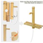 Bamboo Water Fountain for Zen Garden Decor