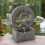 4-Tier LED Outdoor Water Fountain by Pure Garden