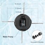 Solar Bird Bath Fountain Pump with 6 Nozzles