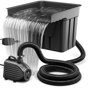 Solar Pond Waterfall Kit with Pump and Tubing