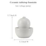 Mini Ceramic Tabletop Fountain for Home Decor