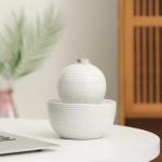Mini Ceramic Tabletop Fountain for Home Decor