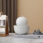 Mini Ceramic Tabletop Fountain for Home Decor