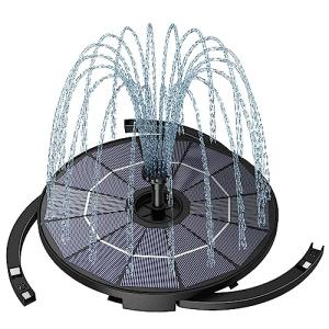AISITIN Solar Fountain Pump for Bird Bath or Pond