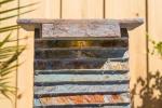 19" Rustic Zen Slate Stone Tabletop Fountain