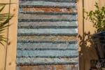 19" Rustic Zen Slate Stone Tabletop Fountain