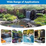 Pond Waterfall Spillway Kit with Pump and Tubing