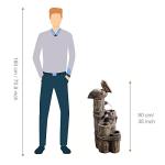 3-Tier Nautical Waterfall Fountain with Pelican