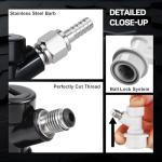 MRbrew Ball Lock Disconnect Set with Hose Clamps