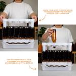 Bottle Drying Rack & Tray Kit for Homebrewing