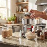 High-Speed Electric Grain Mill Grinder for Home Use