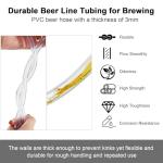 10ft Food Grade Vinyl Beer Line Tubing Kit