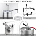 10ft Food Grade Vinyl Beer Line Tubing Kit