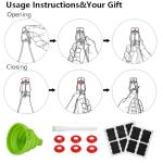 12 Pack 4 oz Flip Top Glass Bottles