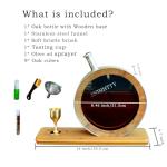 Visual Oak Aging Barrel with Stand and Bung