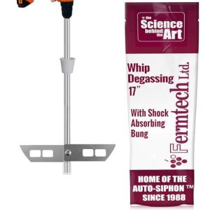 Stainless Steel 18" Degassing Stirrer for Homebrewing