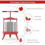 Heavy-Duty Stainless Steel Fruit and Wine Press