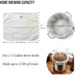 5-Pack Reusable Brew Bags for Home Brewing