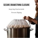 5-Pack Reusable Brew Bags for Home Brewing