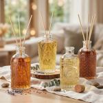 12 Pack 6oz Glass Bottles with Cork Stoppers