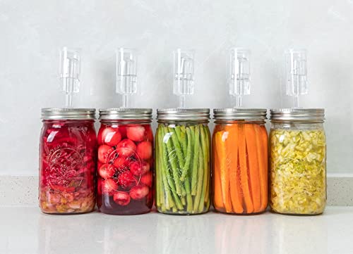 Jillmo Stainless Steel Fermentation Kit for Mason Jars