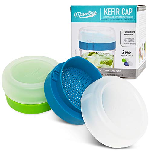Mason Jar Kefir Starter Kit with Strainers