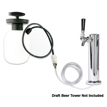 Kegco Beer Line Cleaning Kit with 32 Oz Cleaner