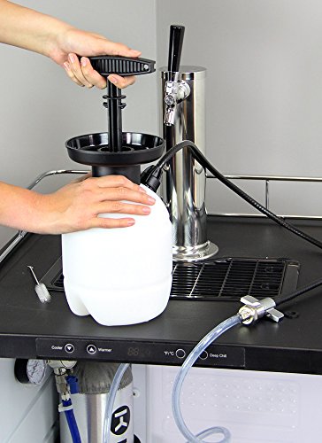 Kegco Beer Line Cleaning Kit with 32 Oz Cleaner