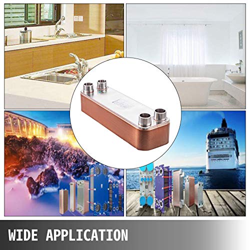 BestEquip 40 Plate 3"x7.5" Heat Exchanger