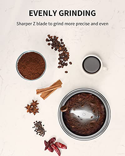 SHARDOR Adjustable Electric Coffee and Spice Grinder