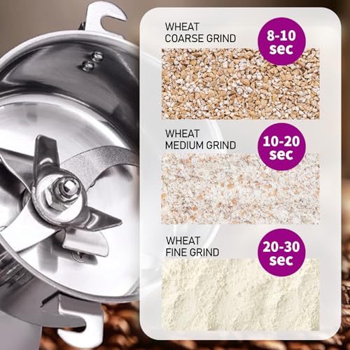 High-Speed 550g Electric Grain Mill Grinder
