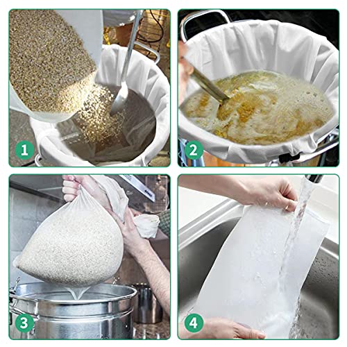 Reusable Brew Bags for Homebrewing - 2 Pack