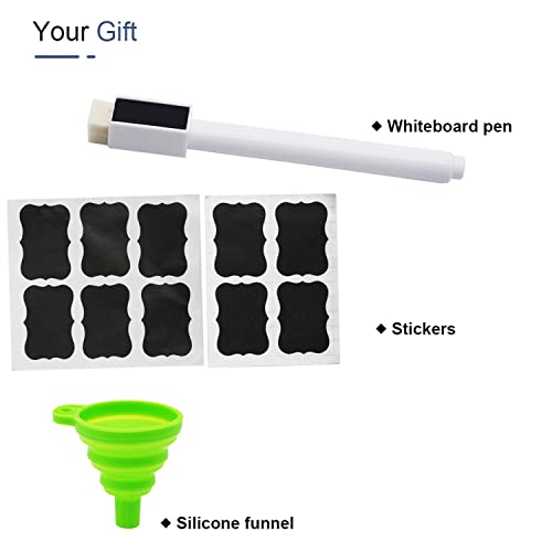 10-Pack 8.5 oz Swing Top Glass Bottles