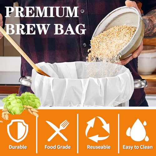 Extra Large Reusable Brew Bags - 2 Pack