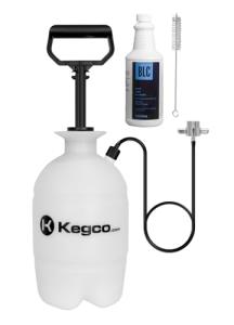 Kegco Beer Line Cleaning Kit with 32 Oz Cleaner