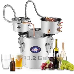 Suteck 50L Stainless Steel Alcohol Distiller Set