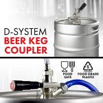 Kegco D System Black Keg Coupler