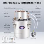 Seeutek 50L Alcohol Distiller Kit for DIY Whisky