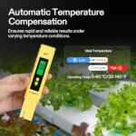 VIVOSUN Digital pH Meter for Hydroponics and Water