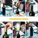 200 Pcs PVC Wine Bottle Heat Shrink Capsules