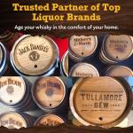 2L Premium Oak Barrels for Aging Whiskey & Wine