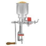Colombian Manual High-Hopper Grain Grinder - Silver